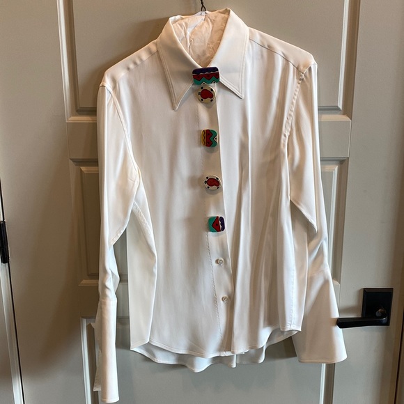 Fiesta Wooden Button Covers (5pcs) with Matching Earrings - Picture 4 of 14